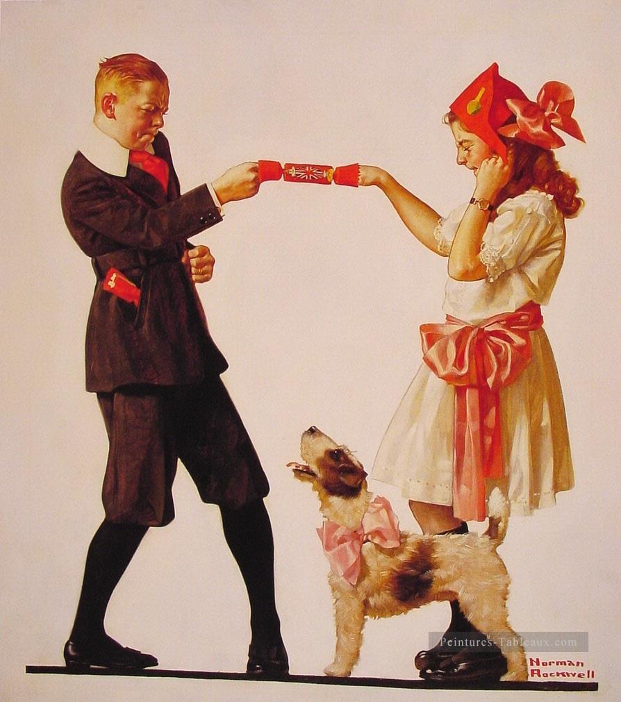 パーティーの記念品 1919 年 ノーマン ロックウェル油絵